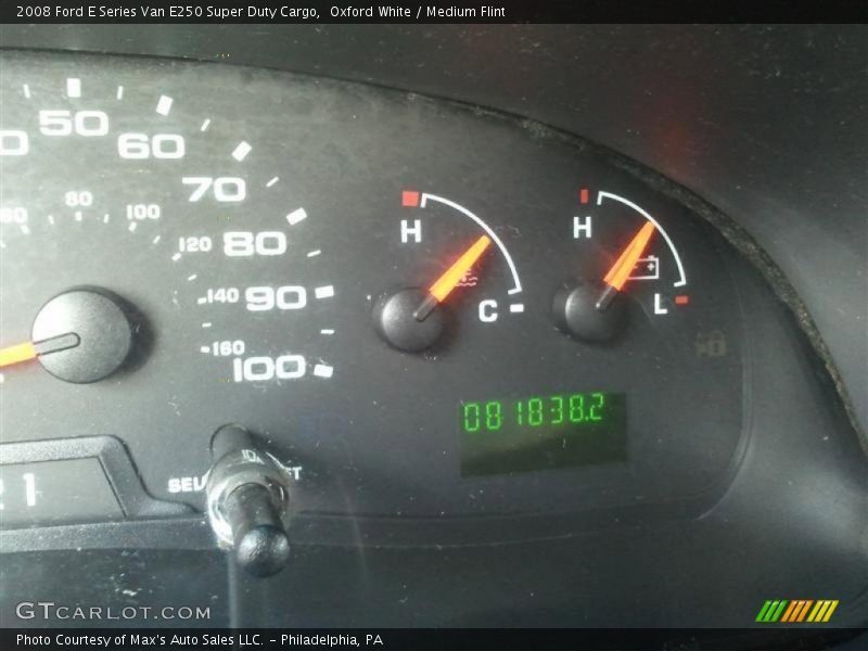 Oxford White / Medium Flint 2008 Ford E Series Van E250 Super Duty Cargo
