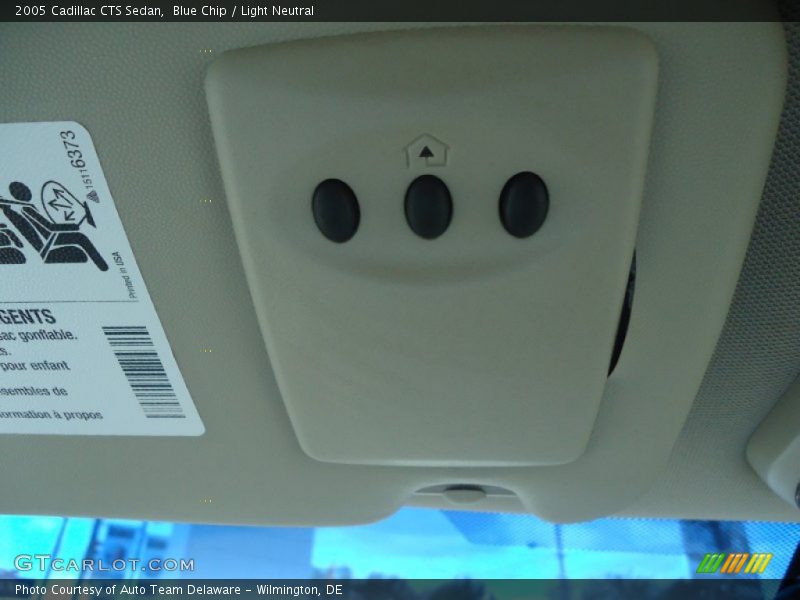 Blue Chip / Light Neutral 2005 Cadillac CTS Sedan