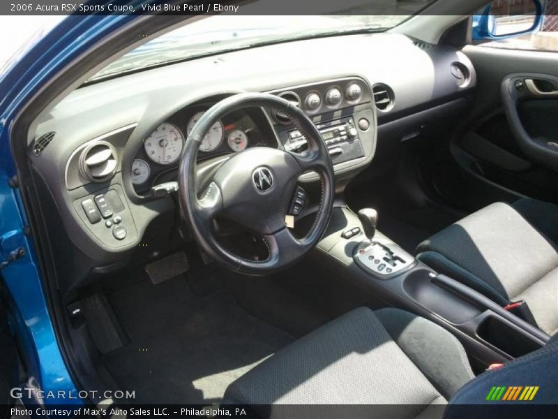 Ebony Interior - 2006 RSX Sports Coupe 