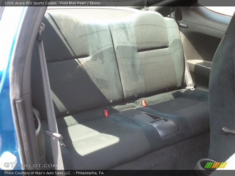 Rear Seat of 2006 RSX Sports Coupe