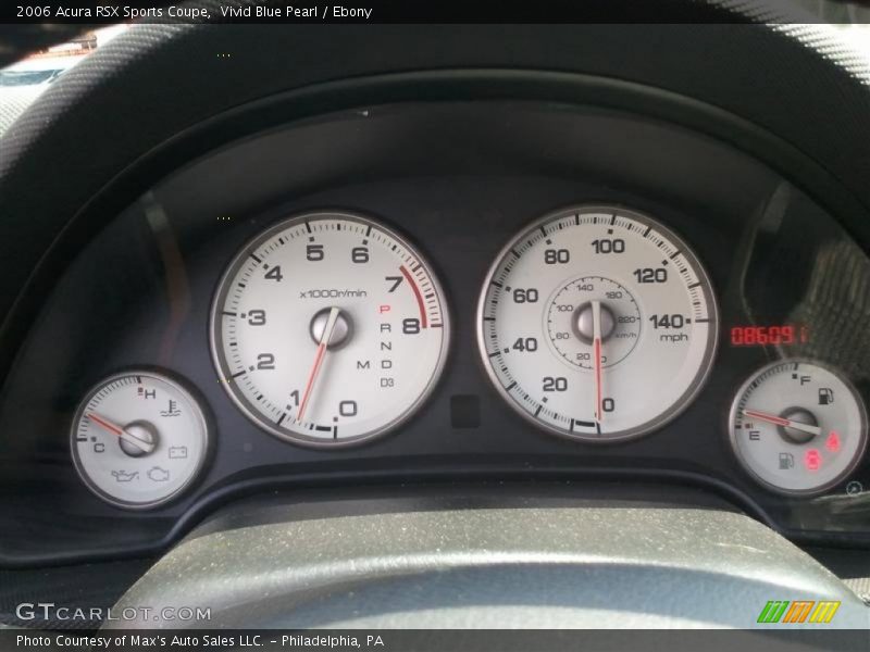  2006 RSX Sports Coupe Sports Coupe Gauges