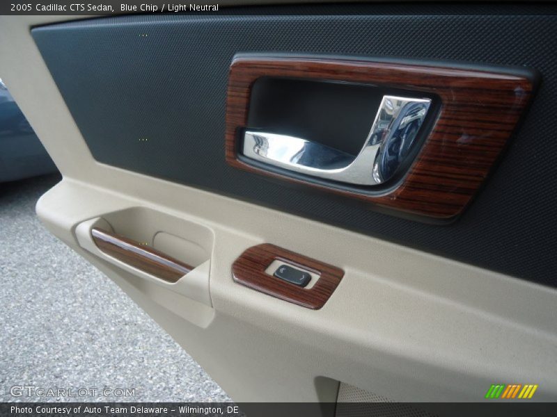 Blue Chip / Light Neutral 2005 Cadillac CTS Sedan