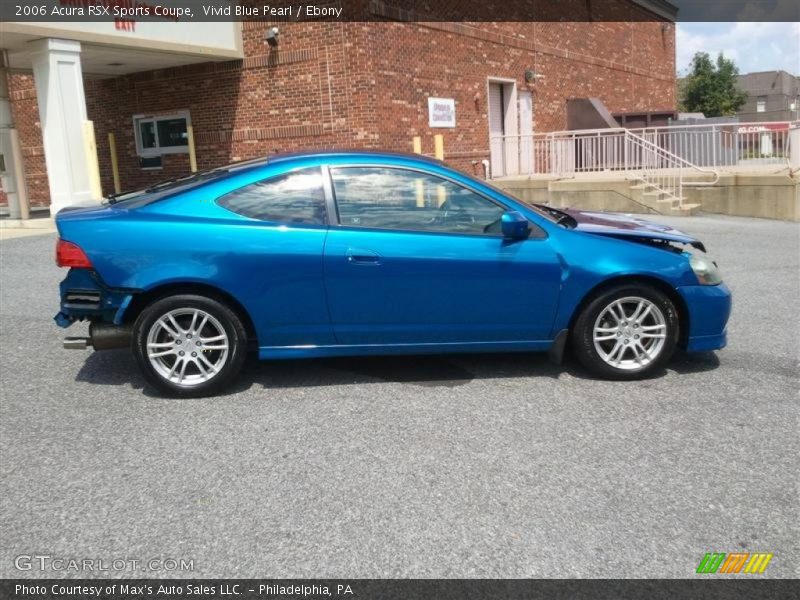 Vivid Blue Pearl / Ebony 2006 Acura RSX Sports Coupe