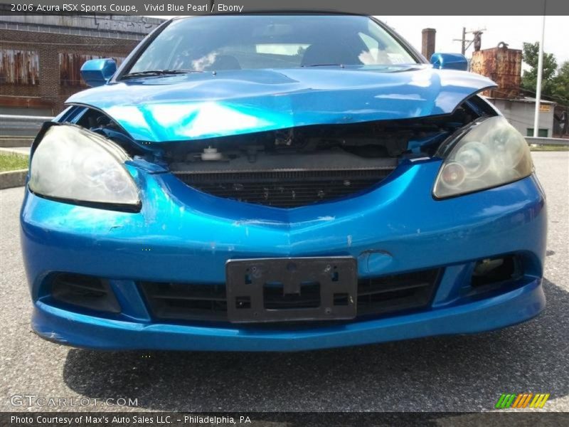 Vivid Blue Pearl / Ebony 2006 Acura RSX Sports Coupe