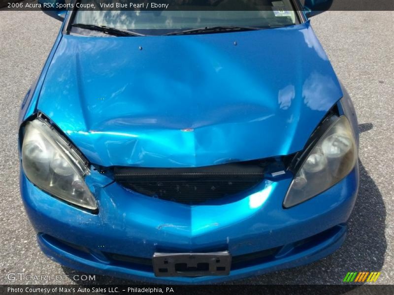 Vivid Blue Pearl / Ebony 2006 Acura RSX Sports Coupe