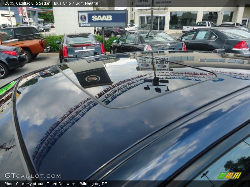 Blue Chip / Light Neutral 2005 Cadillac CTS Sedan