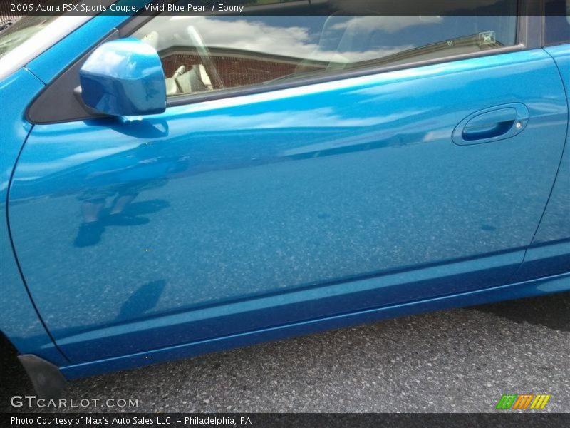 Vivid Blue Pearl / Ebony 2006 Acura RSX Sports Coupe