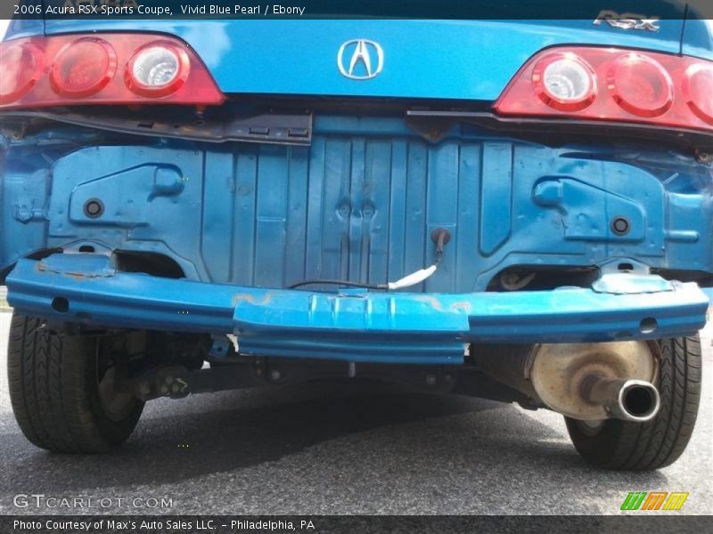 Vivid Blue Pearl / Ebony 2006 Acura RSX Sports Coupe