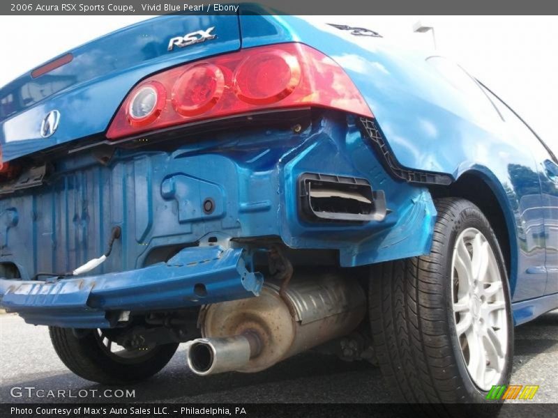 Vivid Blue Pearl / Ebony 2006 Acura RSX Sports Coupe