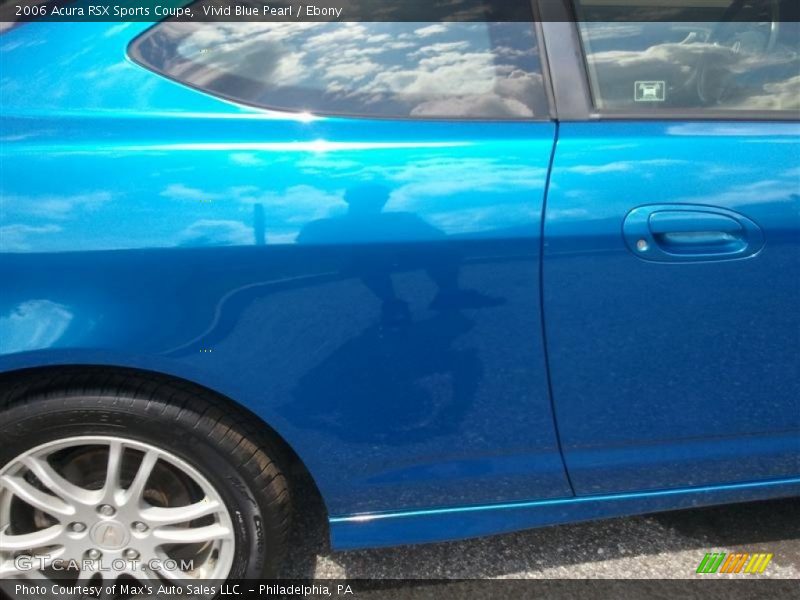 Vivid Blue Pearl / Ebony 2006 Acura RSX Sports Coupe