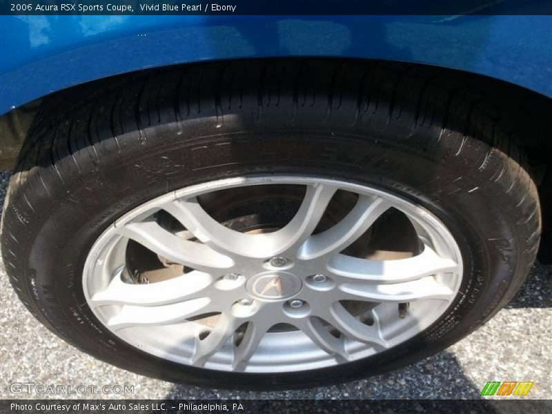 Vivid Blue Pearl / Ebony 2006 Acura RSX Sports Coupe