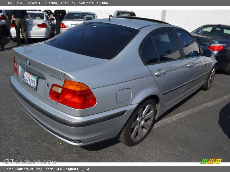 Titanium Silver Metallic / Black 2000 BMW 3 Series 323i Sedan