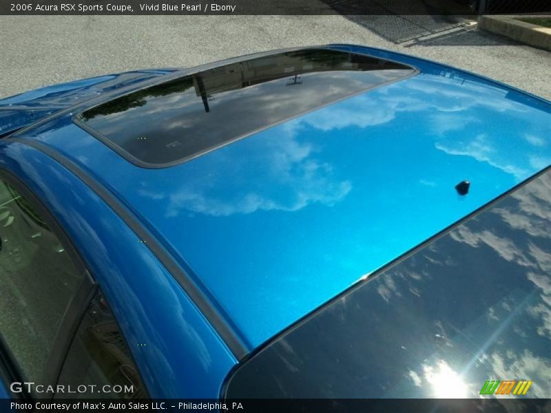 Vivid Blue Pearl / Ebony 2006 Acura RSX Sports Coupe