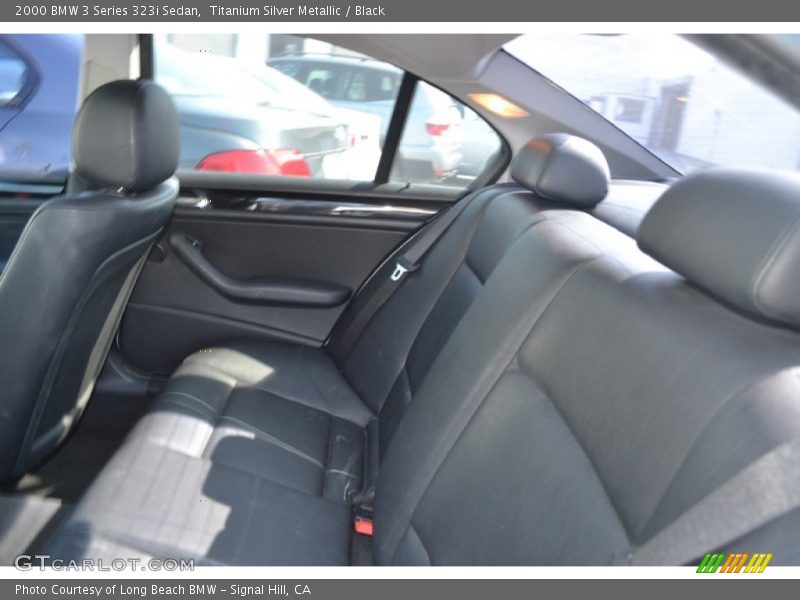 Titanium Silver Metallic / Black 2000 BMW 3 Series 323i Sedan