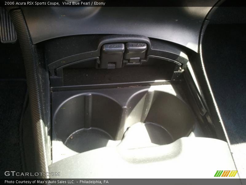 Vivid Blue Pearl / Ebony 2006 Acura RSX Sports Coupe
