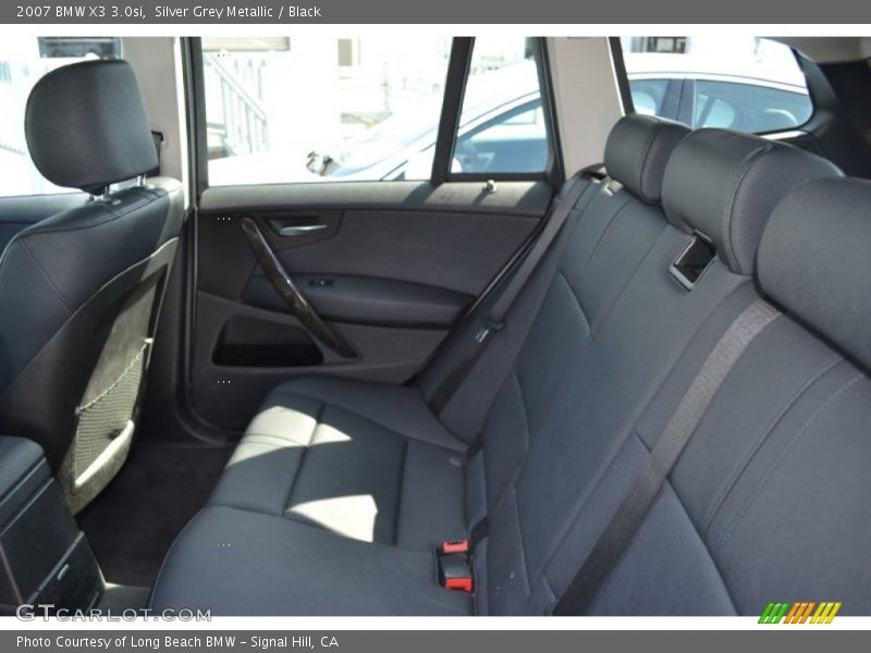 Silver Grey Metallic / Black 2007 BMW X3 3.0si