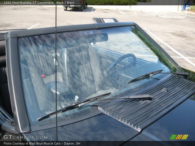 Black / Black 1992 Ford Mustang GT Convertible