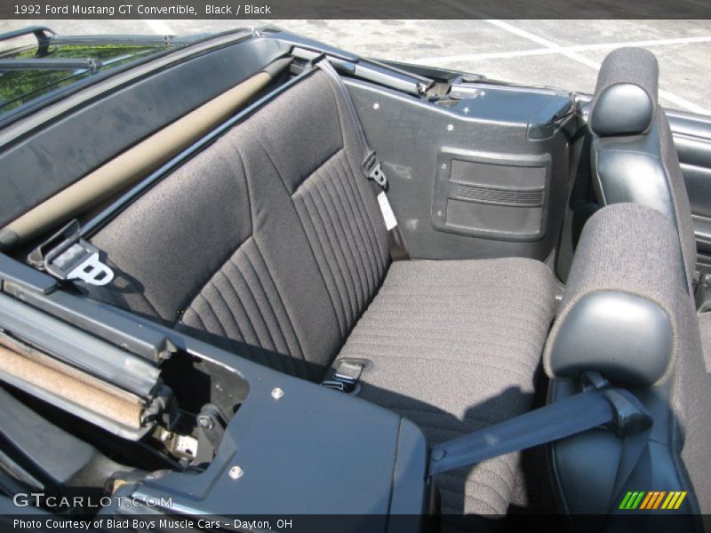 Rear Seat of 1992 Mustang GT Convertible