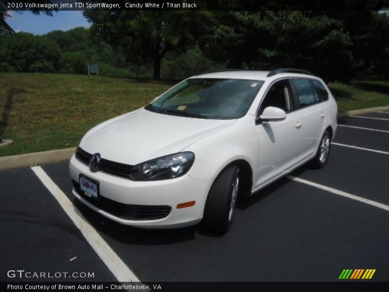 Candy White / Titan Black 2010 Volkswagen Jetta TDI SportWagen