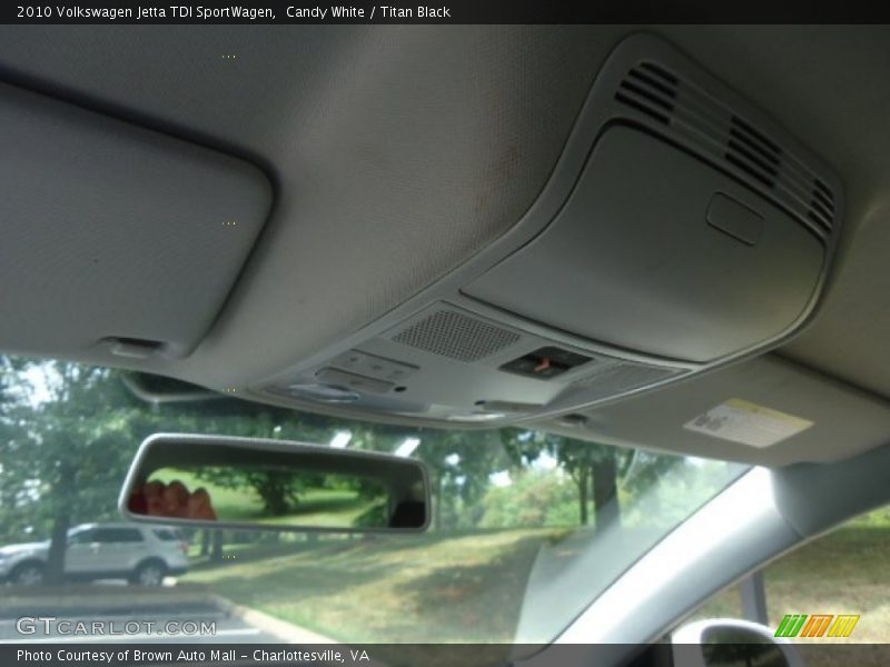Candy White / Titan Black 2010 Volkswagen Jetta TDI SportWagen