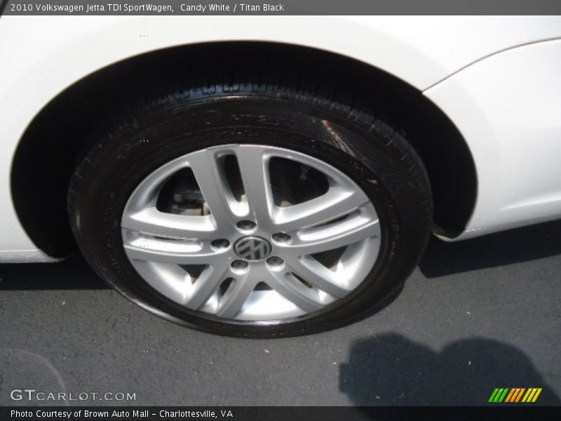 Candy White / Titan Black 2010 Volkswagen Jetta TDI SportWagen