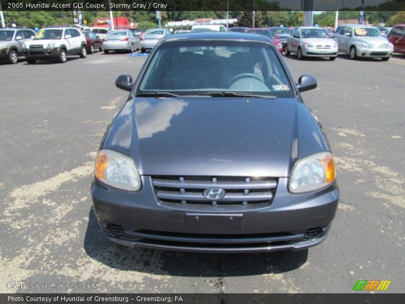 Stormy Gray / Gray 2005 Hyundai Accent GLS Coupe