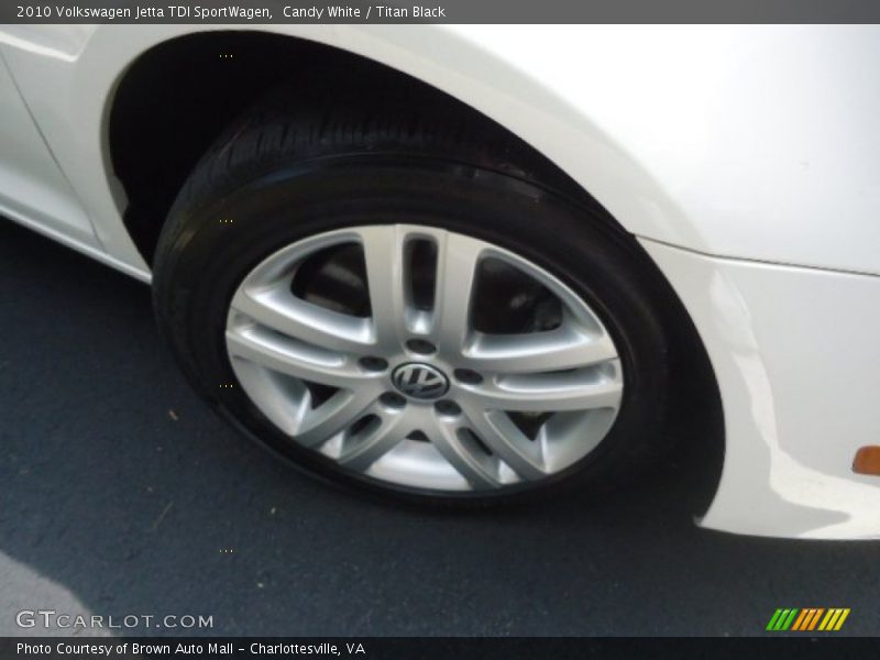 Candy White / Titan Black 2010 Volkswagen Jetta TDI SportWagen