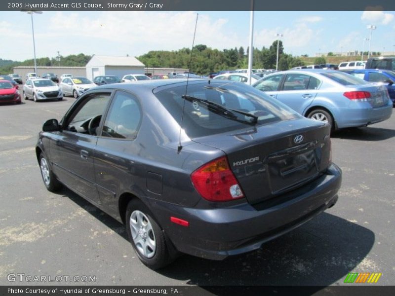 Stormy Gray / Gray 2005 Hyundai Accent GLS Coupe