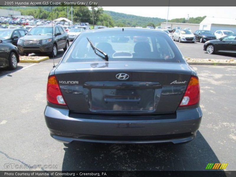 Stormy Gray / Gray 2005 Hyundai Accent GLS Coupe