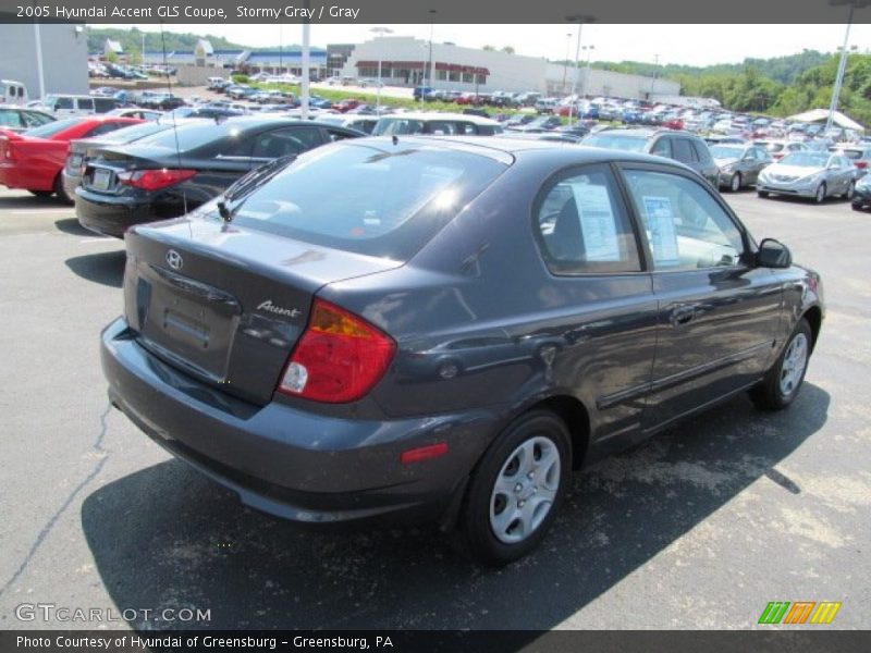 Stormy Gray / Gray 2005 Hyundai Accent GLS Coupe