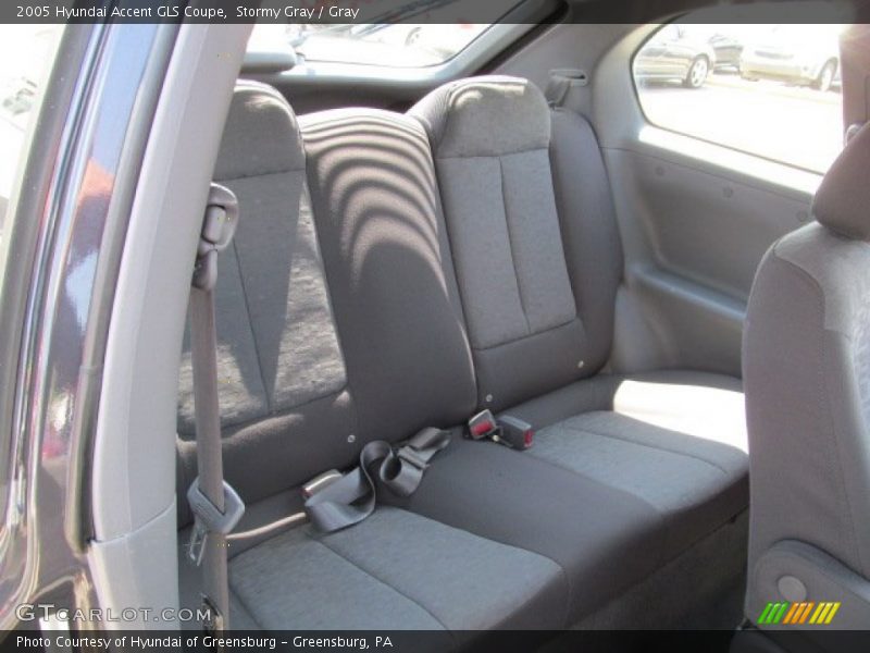 Rear Seat of 2005 Accent GLS Coupe