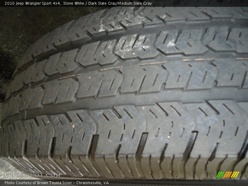 Stone White / Dark Slate Gray/Medium Slate Gray 2010 Jeep Wrangler Sport 4x4