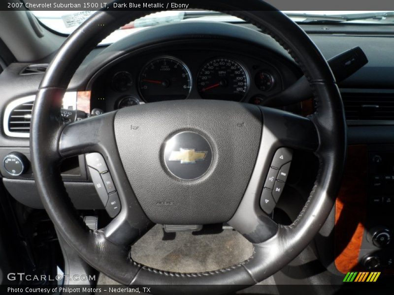Dark Blue Metallic / Ebony 2007 Chevrolet Suburban 1500 LT