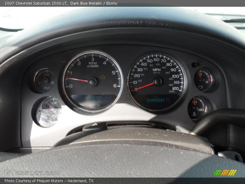 Dark Blue Metallic / Ebony 2007 Chevrolet Suburban 1500 LT