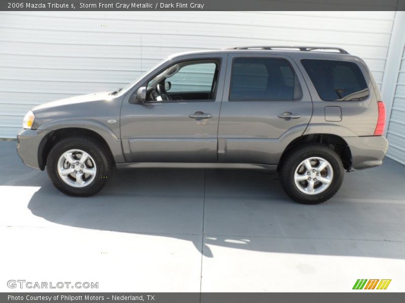 Storm Front Gray Metallic / Dark Flint Gray 2006 Mazda Tribute s