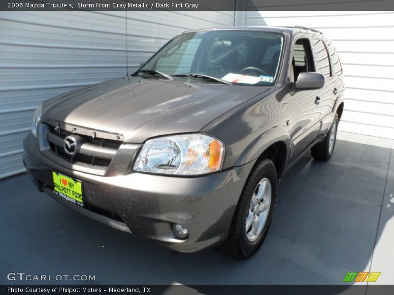 Storm Front Gray Metallic / Dark Flint Gray 2006 Mazda Tribute s