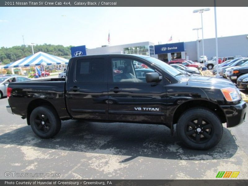 Galaxy Black / Charcoal 2011 Nissan Titan SV Crew Cab 4x4