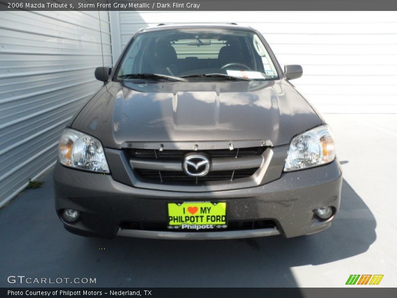 Storm Front Gray Metallic / Dark Flint Gray 2006 Mazda Tribute s