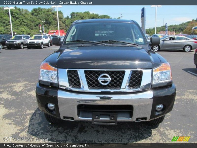Galaxy Black / Charcoal 2011 Nissan Titan SV Crew Cab 4x4