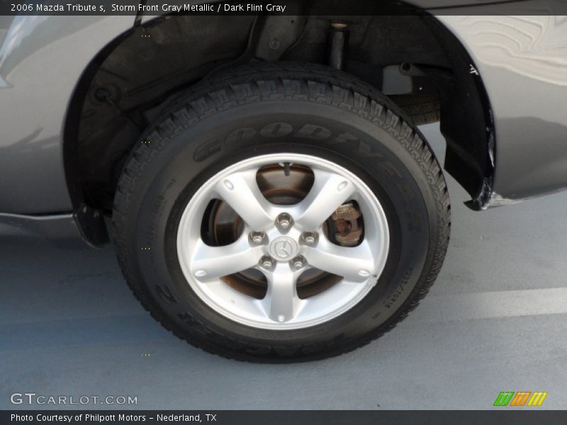 Storm Front Gray Metallic / Dark Flint Gray 2006 Mazda Tribute s