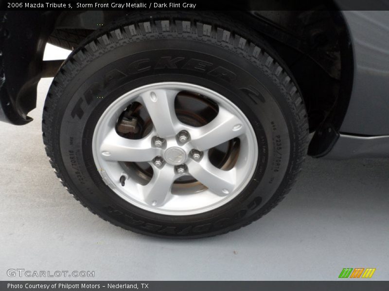 Storm Front Gray Metallic / Dark Flint Gray 2006 Mazda Tribute s