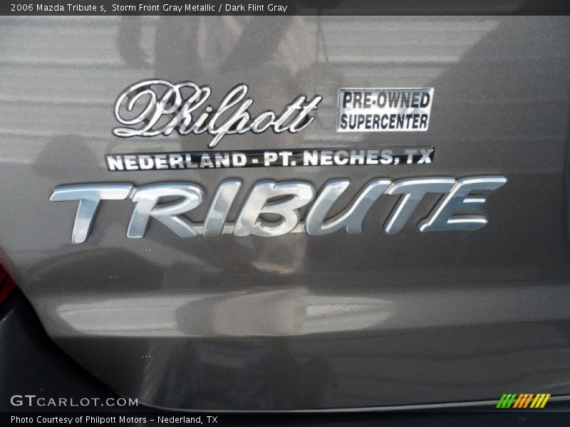 Storm Front Gray Metallic / Dark Flint Gray 2006 Mazda Tribute s