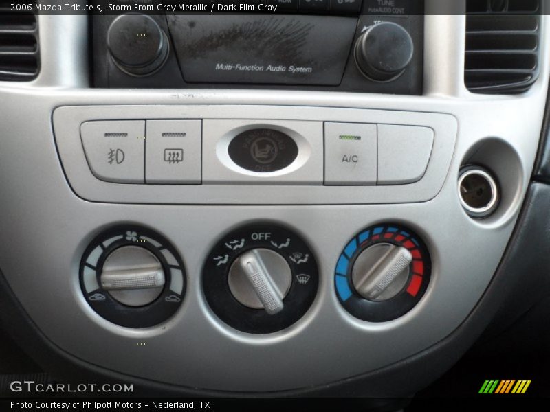 Storm Front Gray Metallic / Dark Flint Gray 2006 Mazda Tribute s