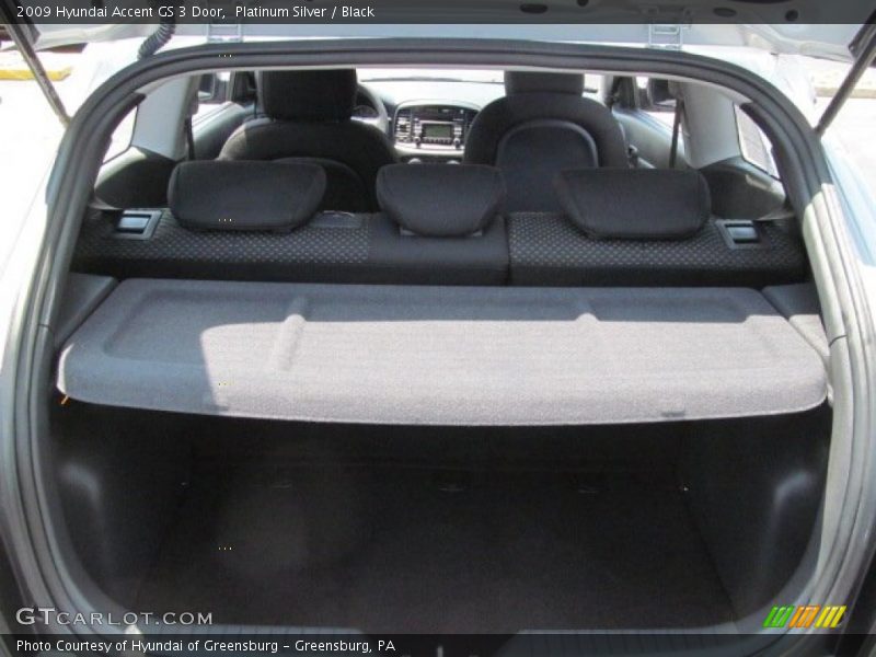 Platinum Silver / Black 2009 Hyundai Accent GS 3 Door
