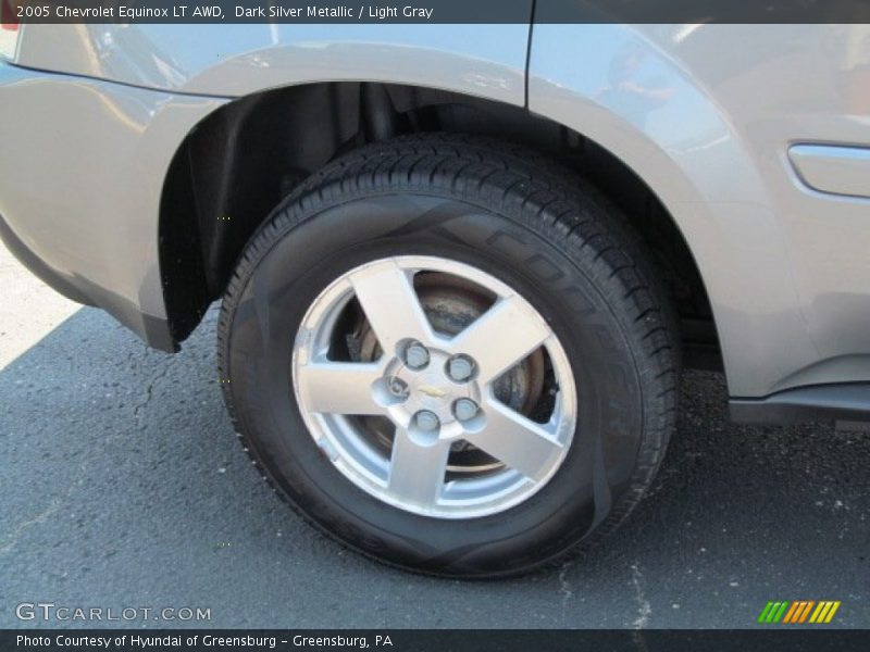 Dark Silver Metallic / Light Gray 2005 Chevrolet Equinox LT AWD