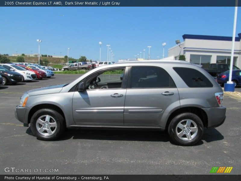 Dark Silver Metallic / Light Gray 2005 Chevrolet Equinox LT AWD