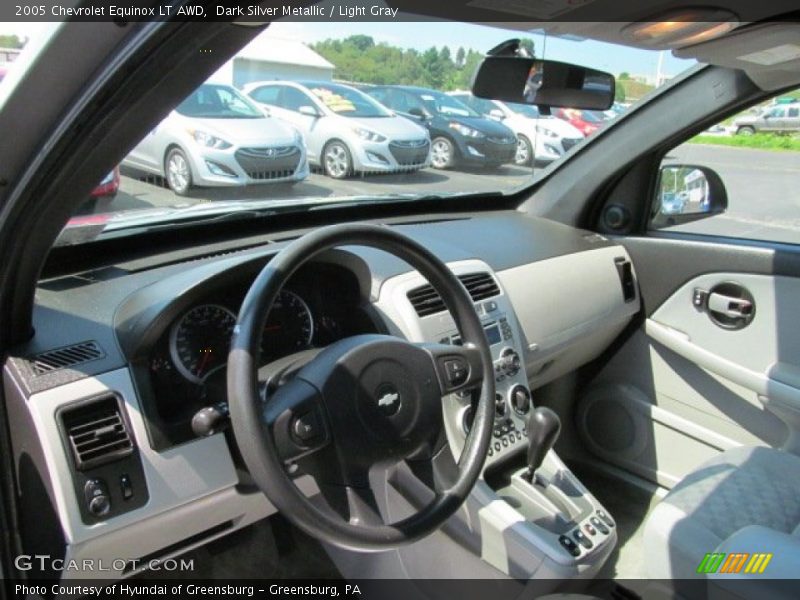 Dark Silver Metallic / Light Gray 2005 Chevrolet Equinox LT AWD