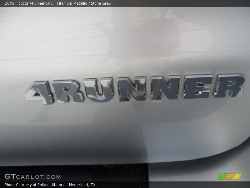 Titanium Metallic / Stone Gray 2008 Toyota 4Runner SR5