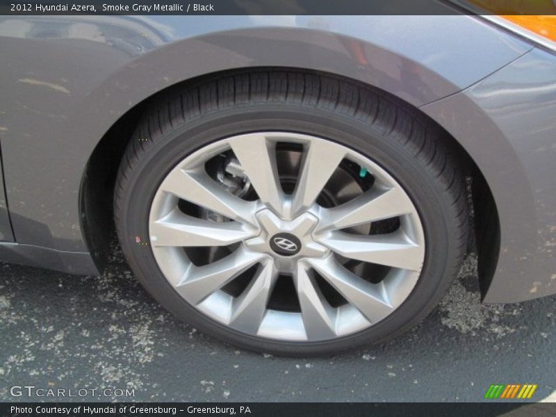 Smoke Gray Metallic / Black 2012 Hyundai Azera