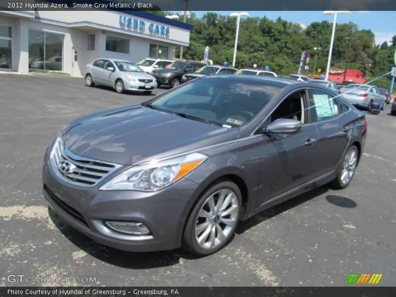 Smoke Gray Metallic / Black 2012 Hyundai Azera